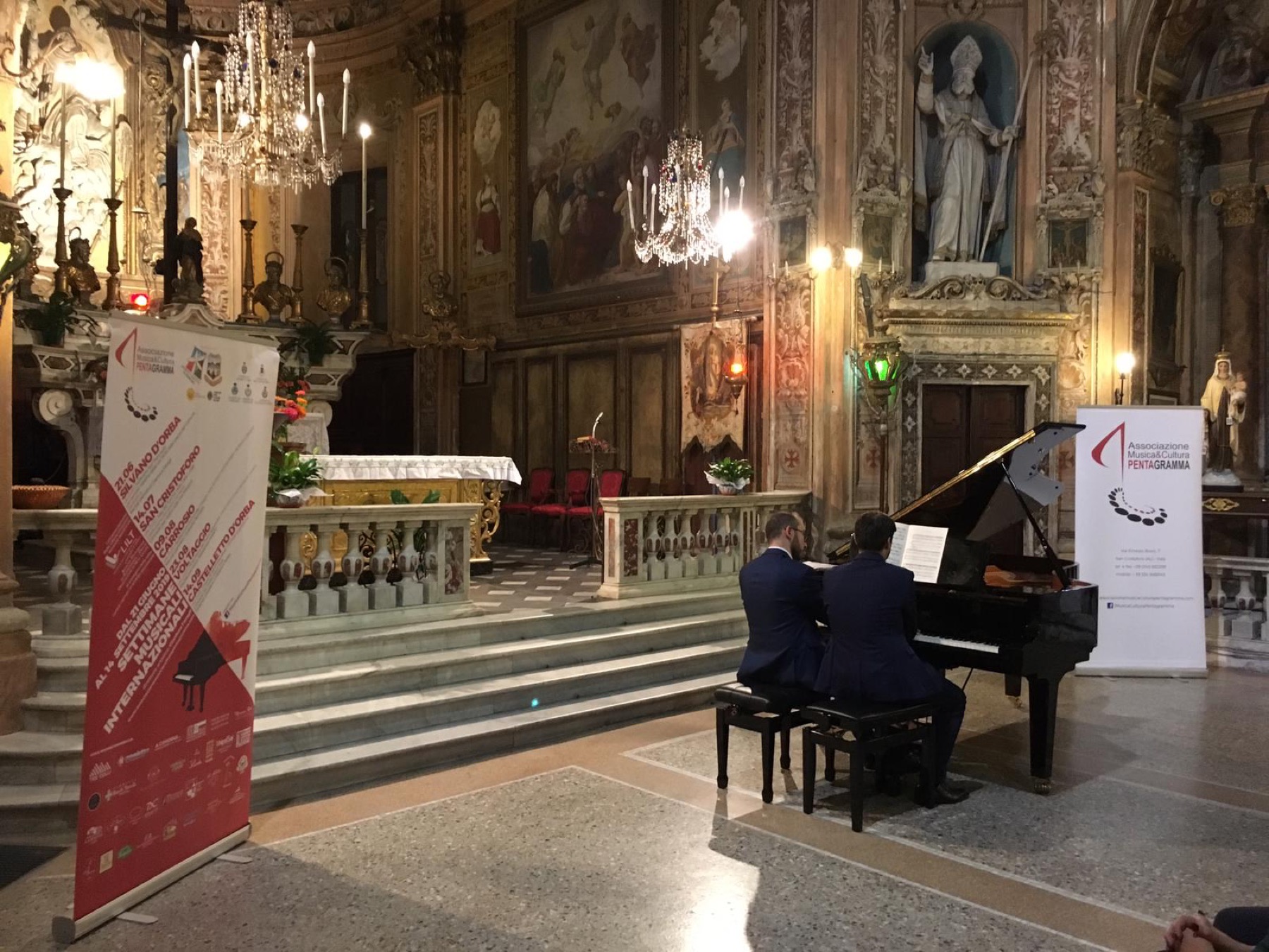FERDIS Piano Duo nella Chiesa di Sant’Innocenzo a Castelletto d’Orba