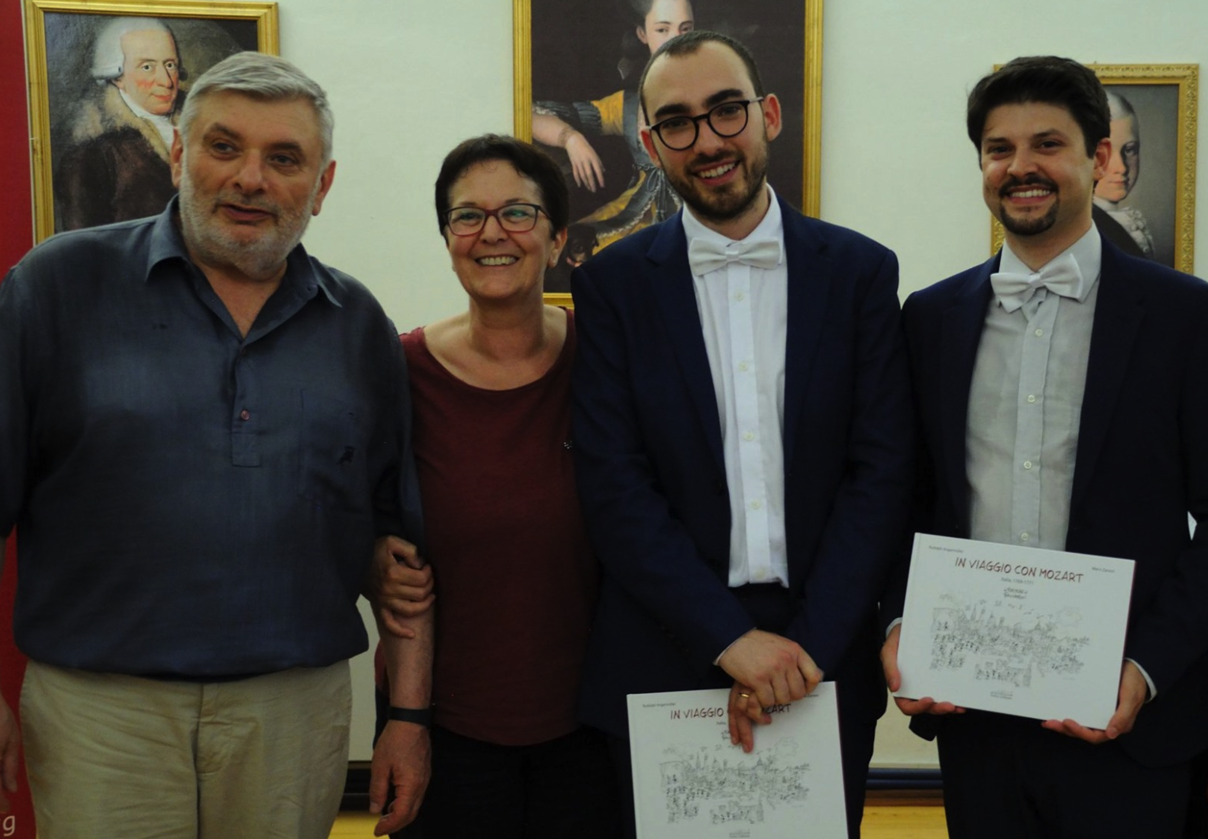 FERDIS Piano Duo dopo un concerto dedicato a Mozart